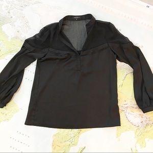 100% Silk Combo Nanette Lepore Peasant Blouse